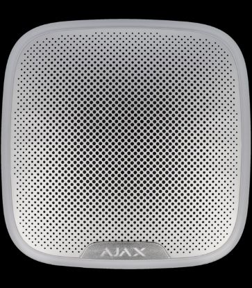 Imagem de Sirene exterior sem fios AJAX branco
