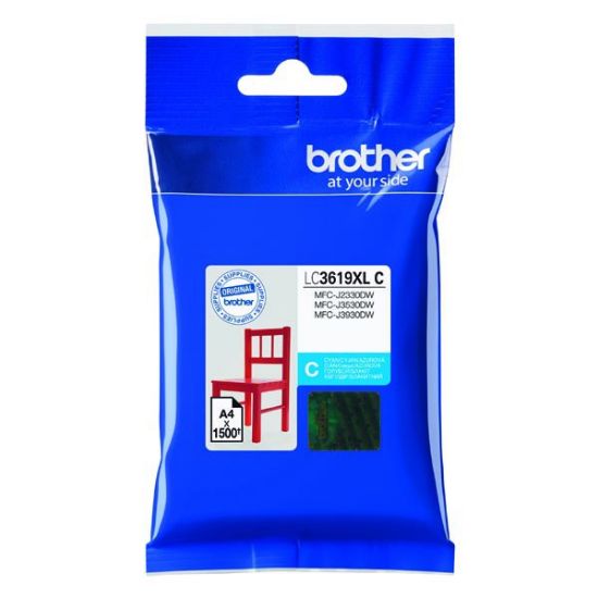 Imagem de Brother original ink LC-3619XLC, cyan, 1500str., Brother MFCJ2330, 3530, 3930