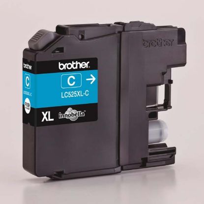 Imagem de Brother original ink LC-525XLC, cyan, 1300str., Brother DCP J100, DCP J105, MFCJ200