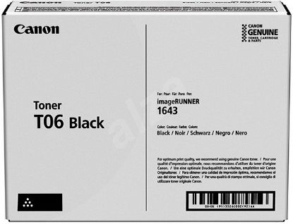 Imagem de Canon original toner T06, black, 20500str., 3526C002, Canon imageRUNNER 1643i, 1643iF, O